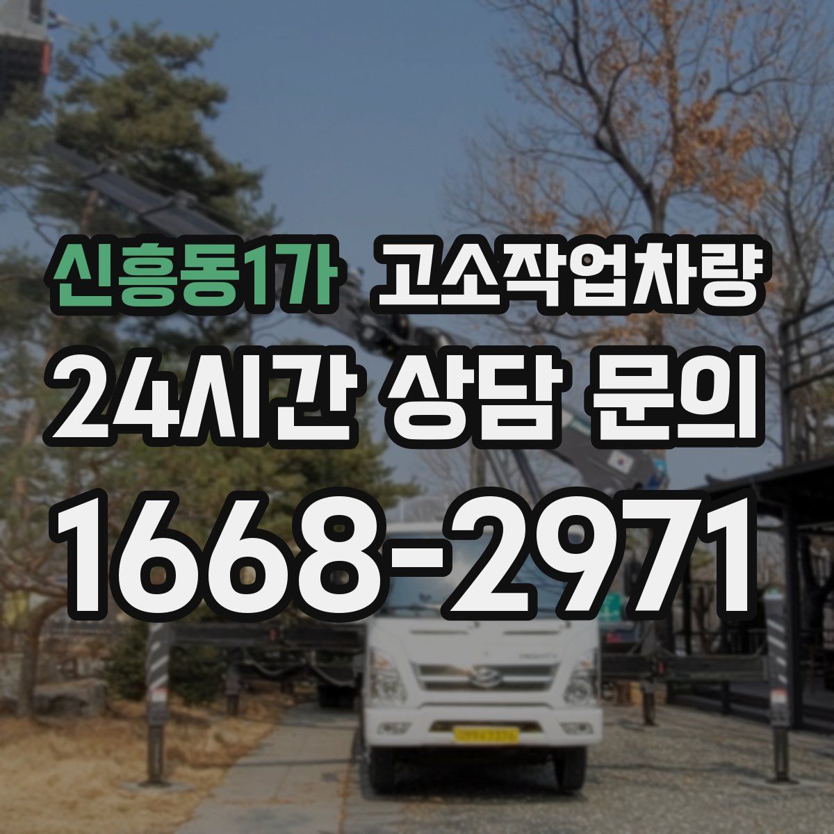 신흥동1가 고소작업차량