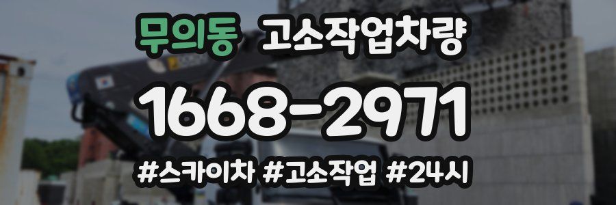 무의동 고소작업차량