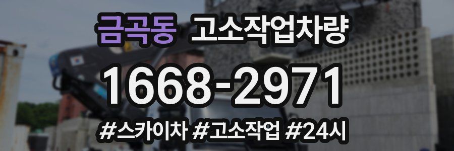 금곡동 고소작업차량
