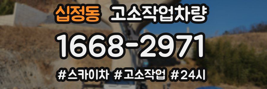 십정동 고소작업차량