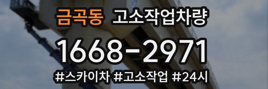 금곡동 고소작업차량