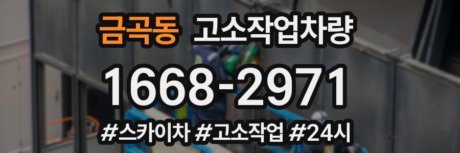 금곡동 고소작업차량