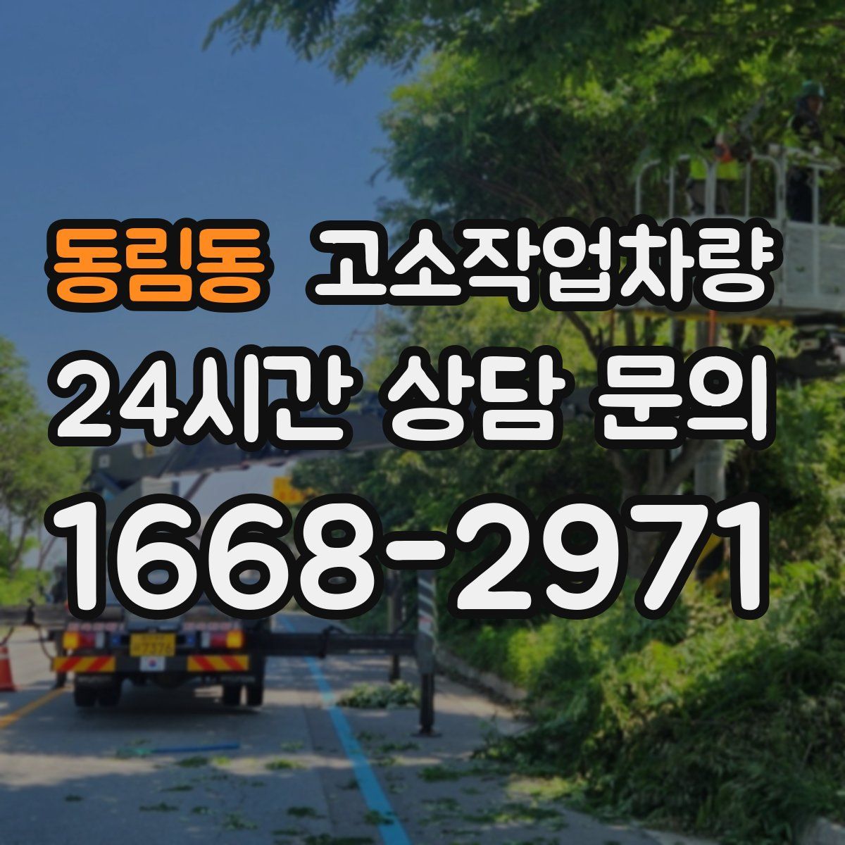 동림동 고소작업차량