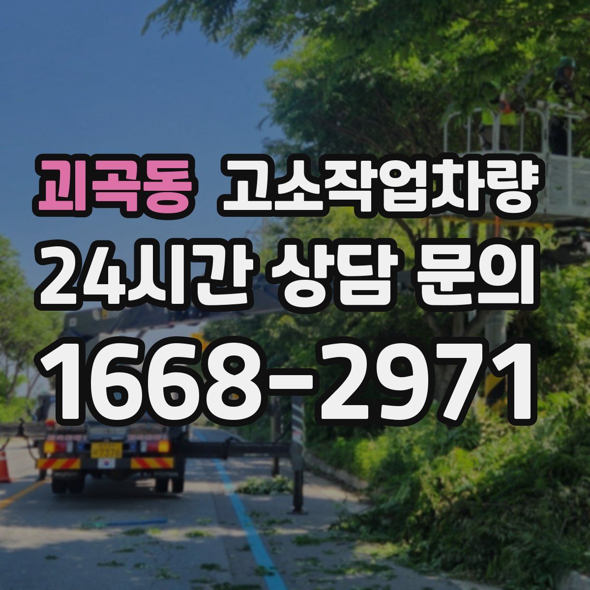 괴곡동 고소작업차량