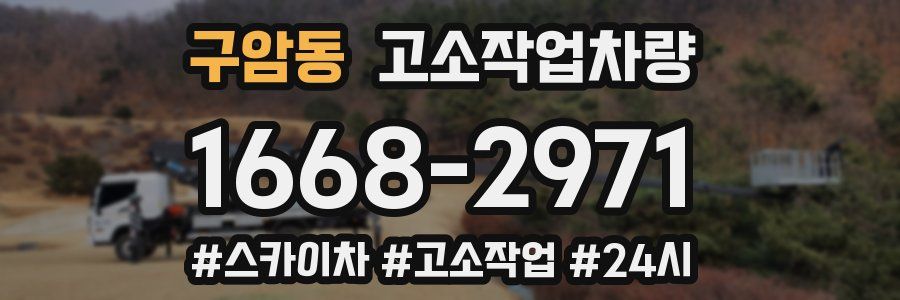 구암동 고소작업차량