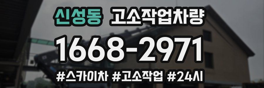 신성동 고소작업차량