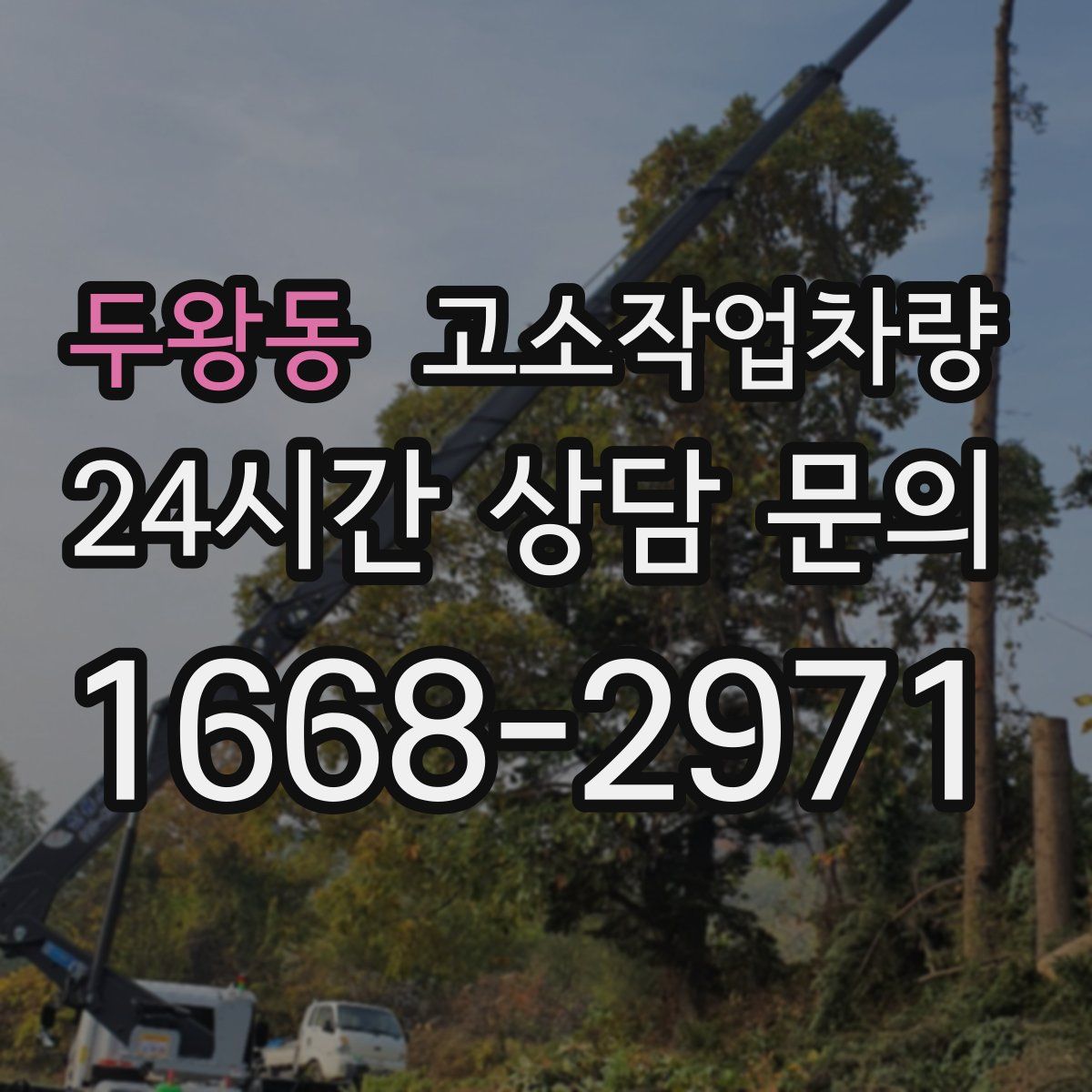 두왕동 고소작업차량