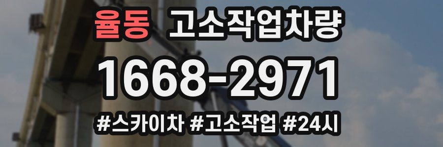율동 고소작업차량
