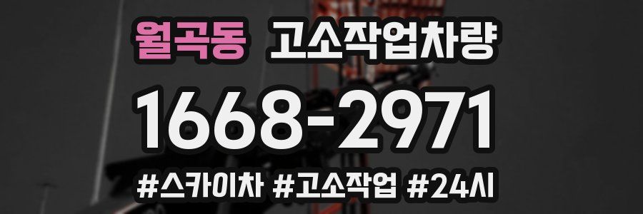 월곡동 고소작업차량