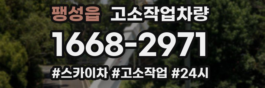 팽성읍 고소작업차량