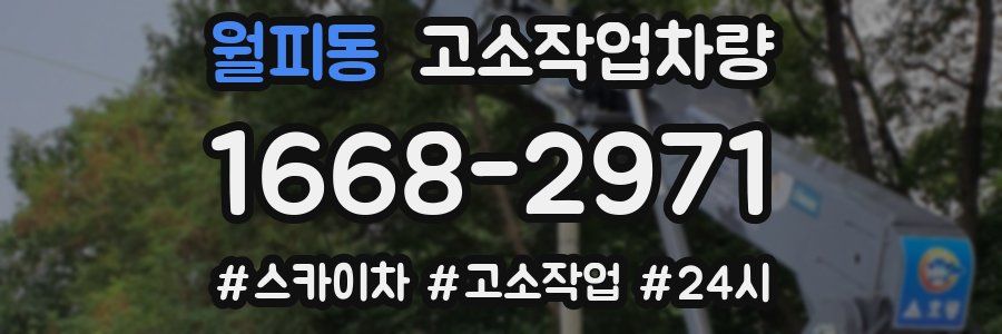 월피동 고소작업차량