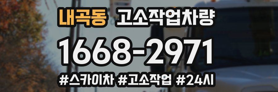 내곡동 고소작업차량