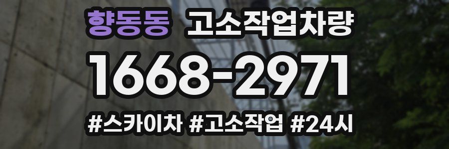 향동동 고소작업차량