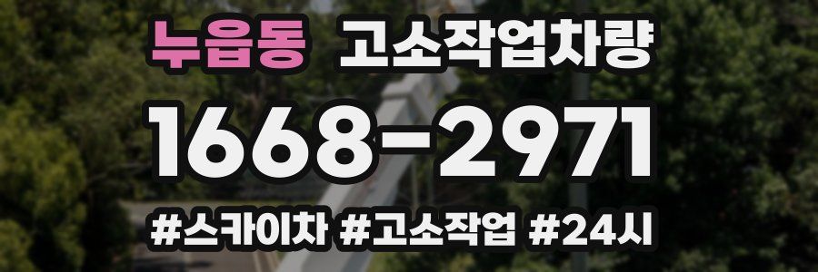 누읍동 고소작업차량