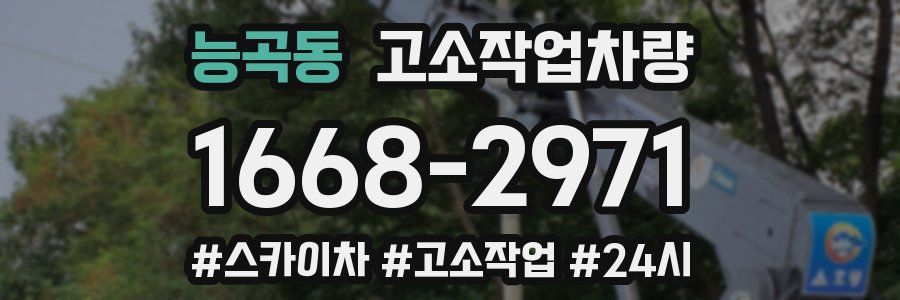 능곡동 고소작업차량