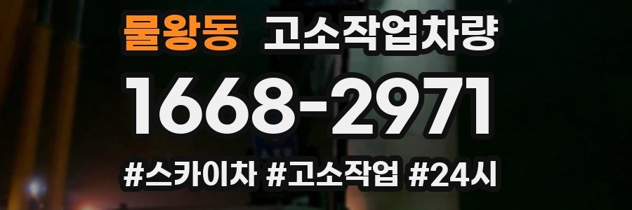 물왕동 고소작업차량
