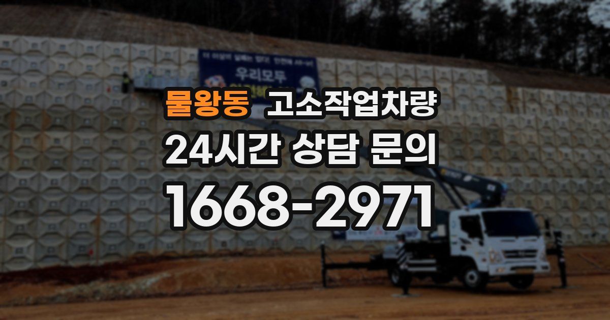 물왕동 고소작업차량