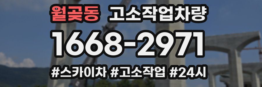 월곶동 고소작업차량