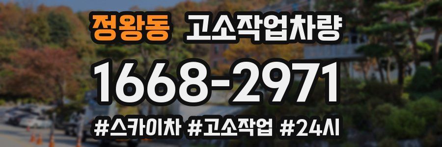 정왕동 고소작업차량