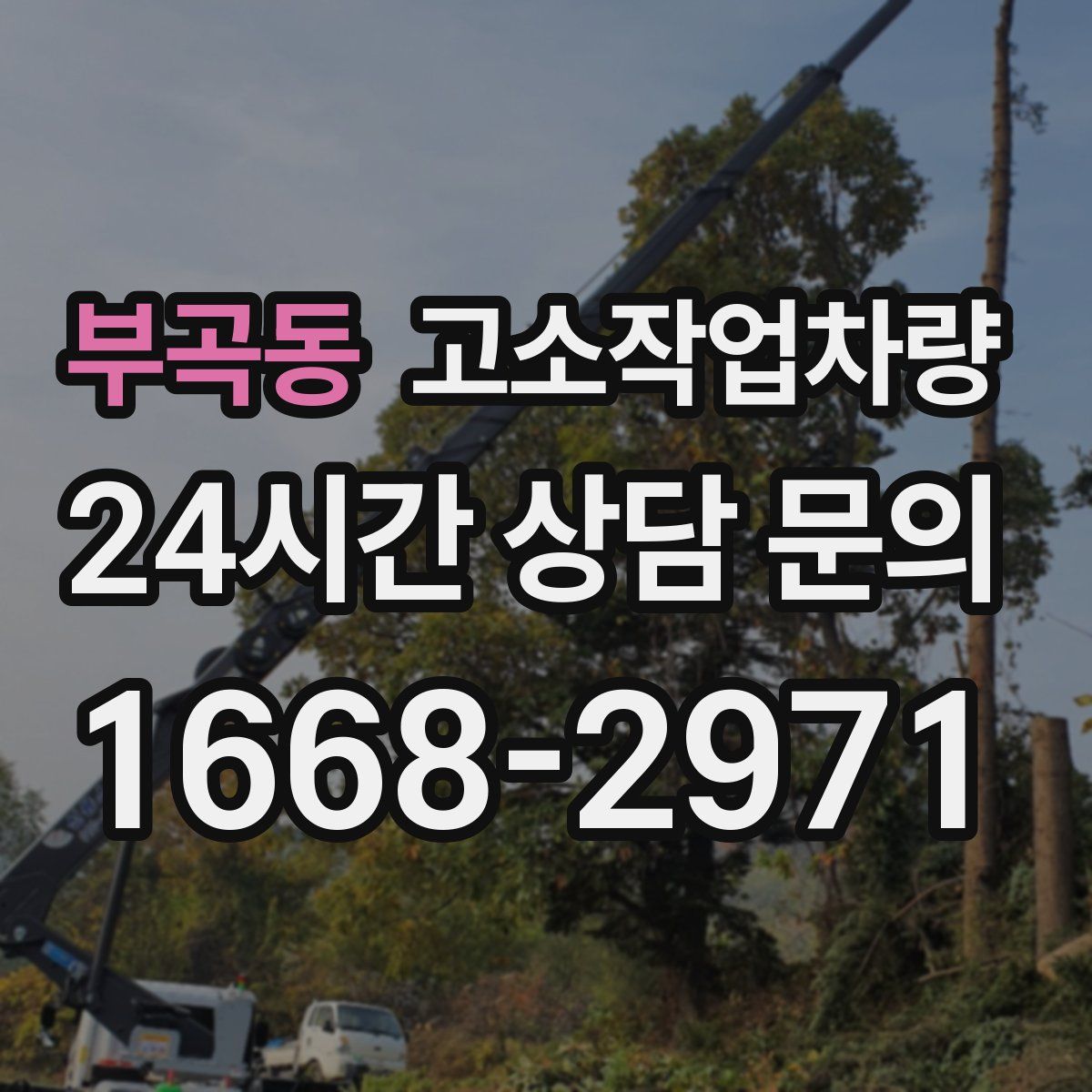부곡동 고소작업차량
