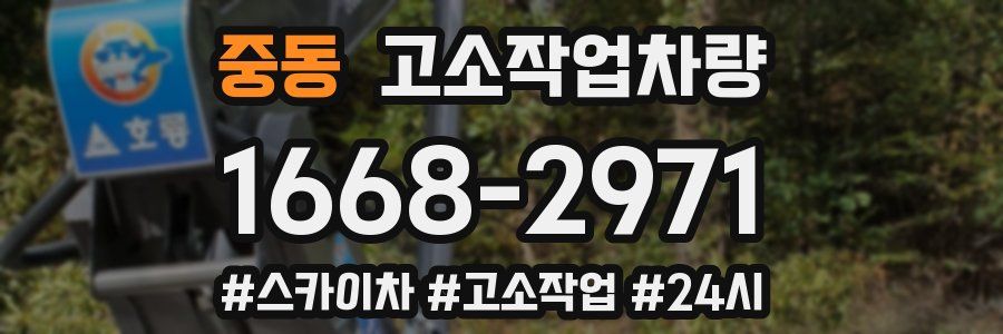중동 고소작업차량