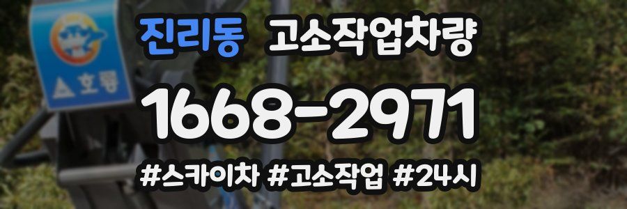 진리동 고소작업차량