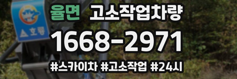 율면 고소작업차량