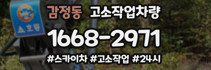 감정동 고소작업차량