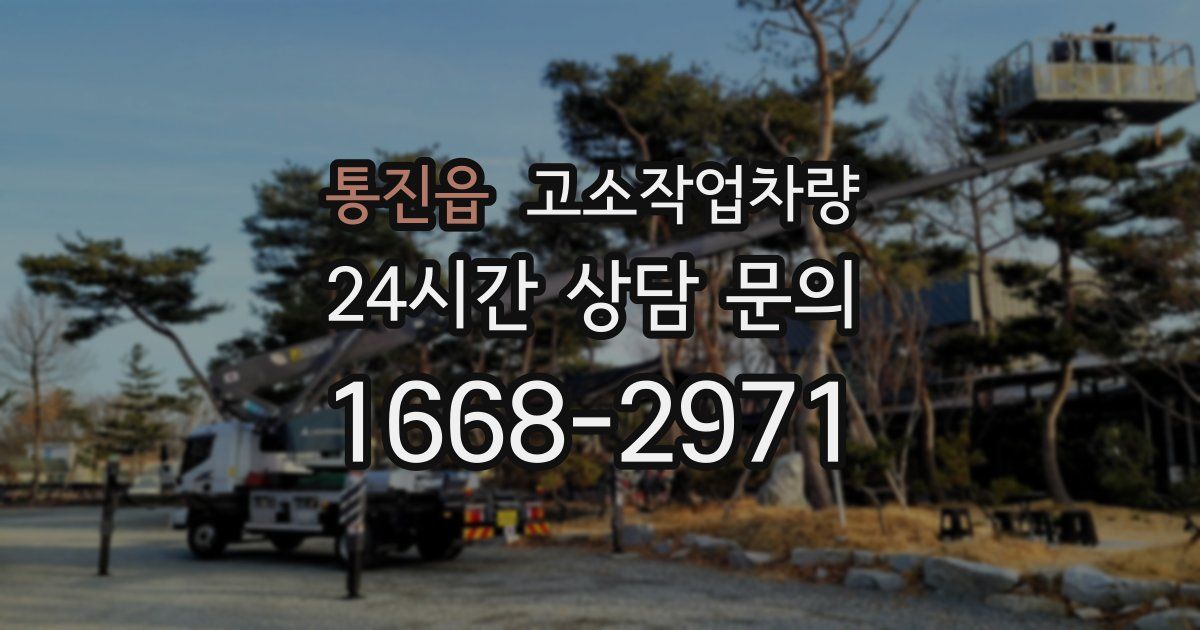 통진읍 고소작업차량