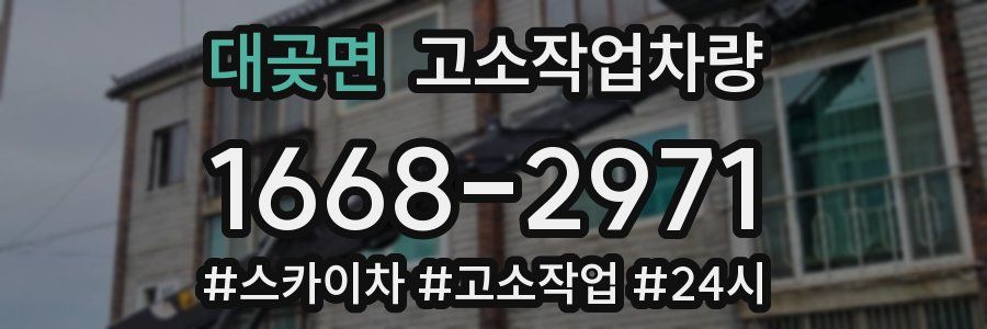 대곶면 고소작업차량