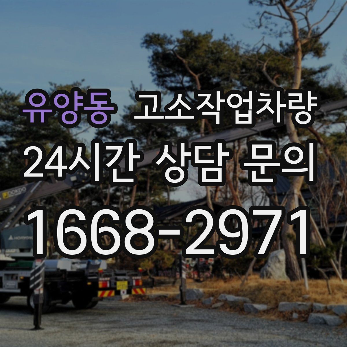 유양동 고소작업차량