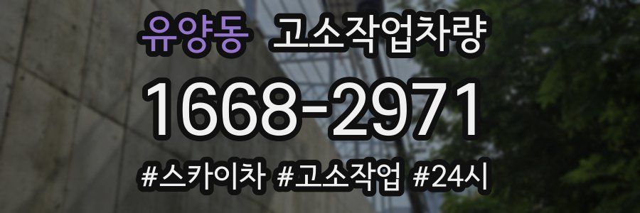 유양동 고소작업차량