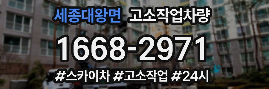 세종대왕면 고소작업차량