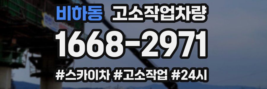 비하동 고소작업차량