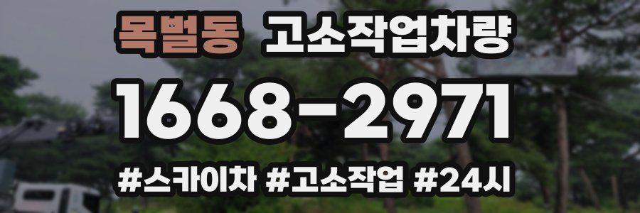 목벌동 고소작업차량
