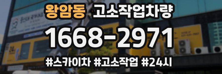 왕암동 고소작업차량