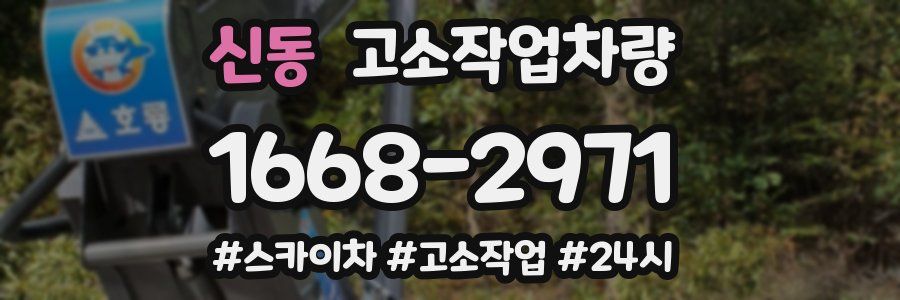 신동 고소작업차량