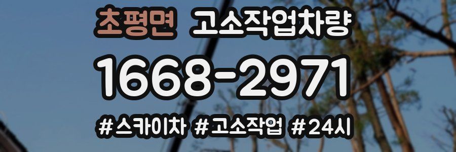 초평면 고소작업차량