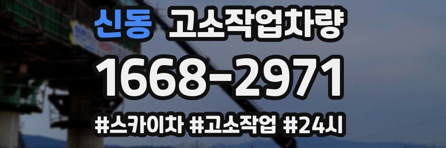 신동 고소작업차량
