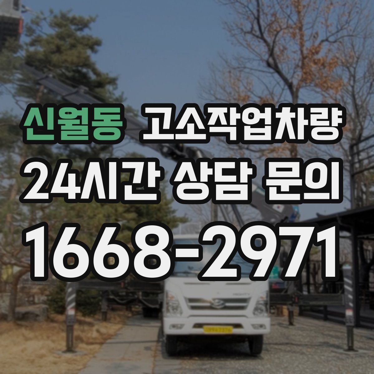 신월동 고소작업차량