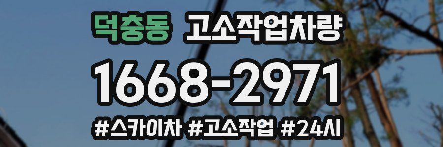 덕충동 고소작업차량