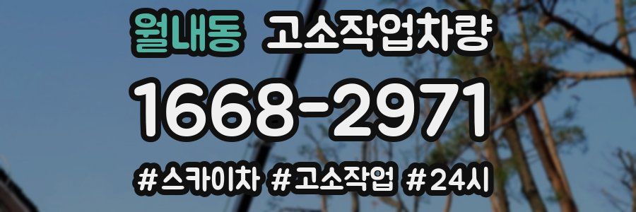 월내동 고소작업차량