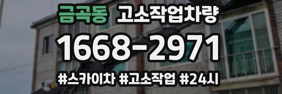 금곡동 고소작업차량