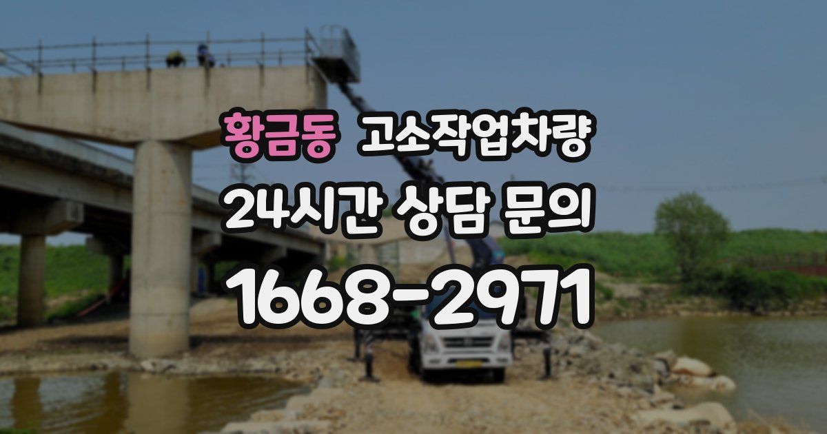 황금동 고소작업차량