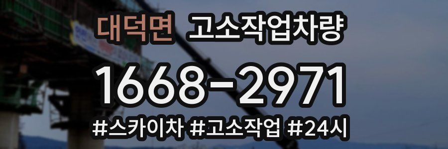 대덕면 고소작업차량