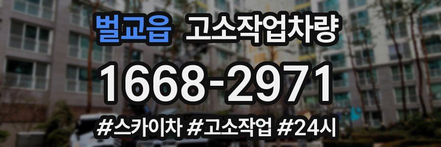 벌교읍 고소작업차량