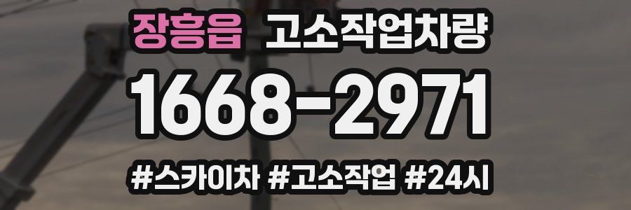 장흥읍 고소작업차량