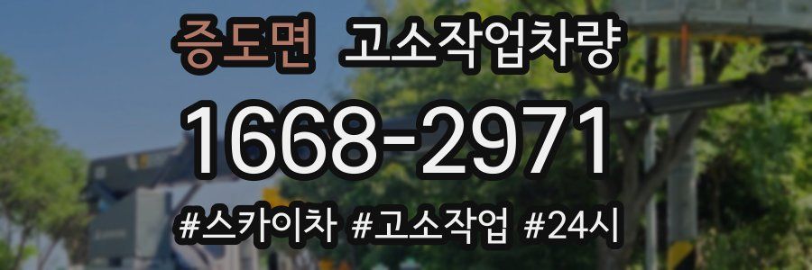 증도면 고소작업차량