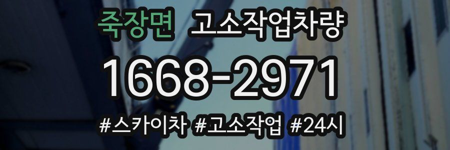 죽장면 고소작업차량