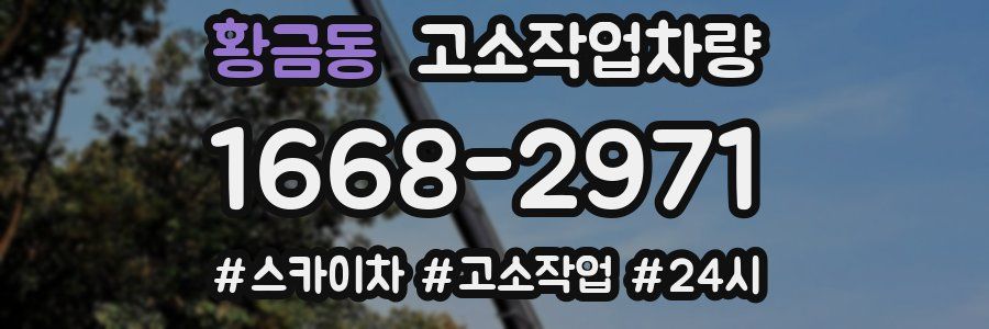 황금동 고소작업차량